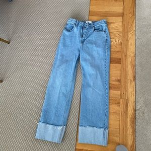 Abercrombie the 90’s relaxed high rise curve love cuffed 26 2R